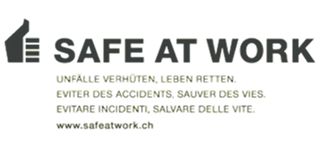 Logo Safe at work – client Stratergo